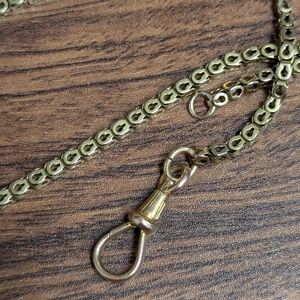 Antique 9ct Gold Watch Chain Necklace